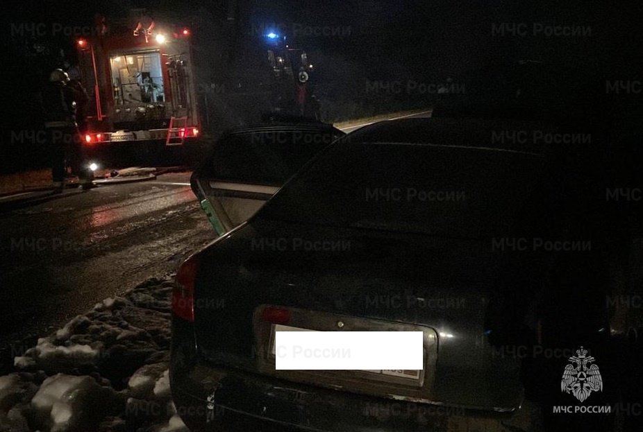 Пожар в Людиновском районе, 79 км автодороги «Киров-Людиново»